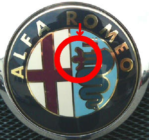 ALFA ROMEO アルファロメオのエンブレムって・・・